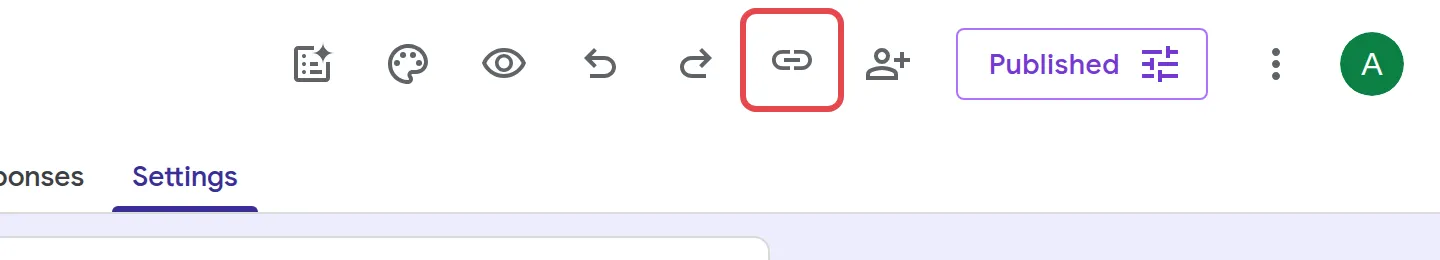 顶部的Copy responder link按钮