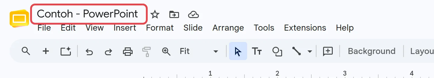 没有PPTX标志的Google Slides副本